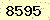 請輸入此驗證碼 : 8595