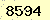 請輸入此驗證碼 : 8594
