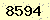 請輸入此驗證碼 : 8594