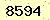 請輸入此驗證碼 : 8594