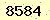 請輸入此驗證碼 : 8584