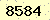 請輸入此驗證碼 : 8584