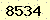 請輸入此驗證碼 : 8534