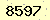 請輸入此驗證碼 : 8597