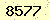 請輸入此驗證碼 : 8577