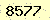 請輸入此驗證碼 : 8577