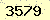 請輸入此驗證碼 : 3579