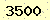 請輸入此驗證碼 : 3500