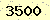 請輸入此驗證碼 : 3500