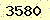 請輸入此驗證碼 : 3580