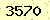 請輸入此驗證碼 : 3570