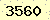 請輸入此驗證碼 : 3560