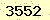 請輸入此驗證碼 : 3552