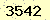 請輸入此驗證碼 : 3542