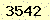 請輸入此驗證碼 : 3542