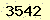 請輸入此驗證碼 : 3542