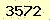 請輸入此驗證碼 : 3572