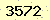 請輸入此驗證碼 : 3572