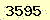 請輸入此驗證碼 : 3595