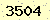 請輸入此驗證碼 : 3504