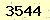 請輸入此驗證碼 : 3544