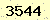 請輸入此驗證碼 : 3544