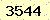請輸入此驗證碼 : 3544