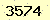 請輸入此驗證碼 : 3574