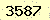 請輸入此驗證碼 : 3587