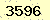 請輸入此驗證碼 : 3596