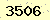 請輸入此驗證碼 : 3506
