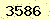 請輸入此驗證碼 : 3586