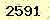 請輸入此驗證碼 : 2591
