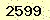 請輸入此驗證碼 : 2599