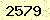 請輸入此驗證碼 : 2579