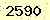 請輸入此驗證碼 : 2590