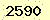 請輸入此驗證碼 : 2590