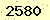 請輸入此驗證碼 : 2580