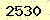 請輸入此驗證碼 : 2530