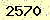 請輸入此驗證碼 : 2570