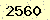 請輸入此驗證碼 : 2560