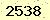 請輸入此驗證碼 : 2538