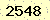 請輸入此驗證碼 : 2548