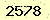請輸入此驗證碼 : 2578