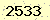 請輸入此驗證碼 : 2533