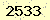 請輸入此驗證碼 : 2533