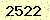 請輸入此驗證碼 : 2522