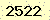 請輸入此驗證碼 : 2522