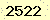 請輸入此驗證碼 : 2522