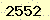 請輸入此驗證碼 : 2552
